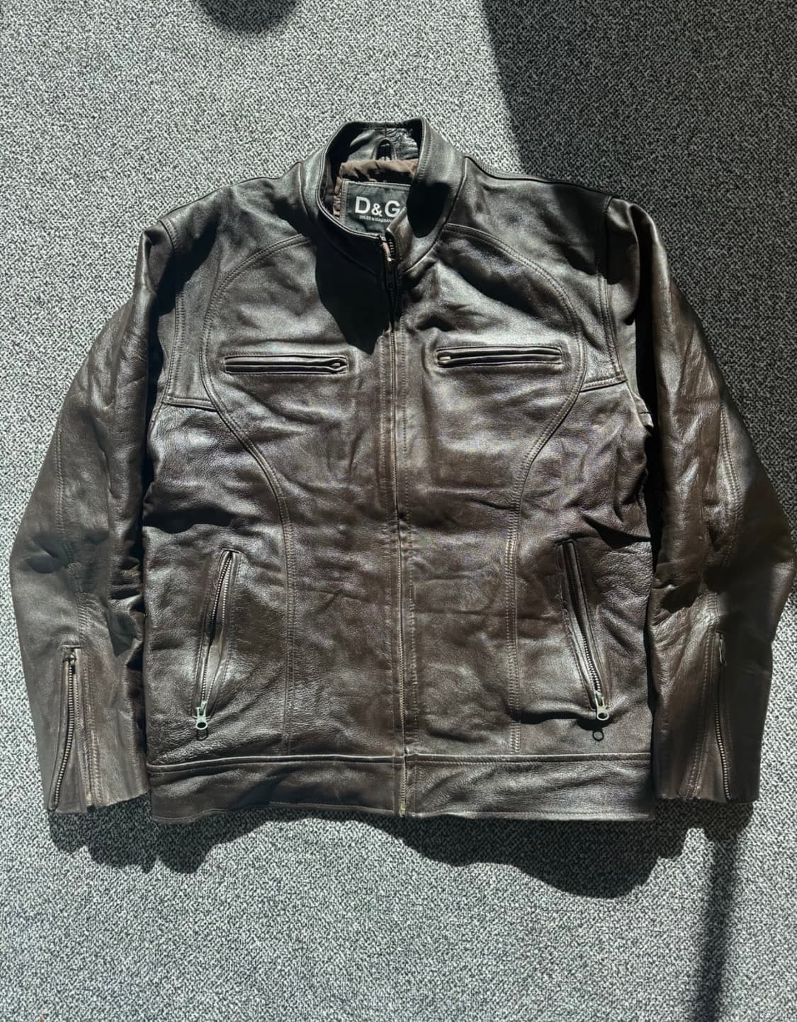 dolce & gabbana leather jacket-XL 상품이미지5