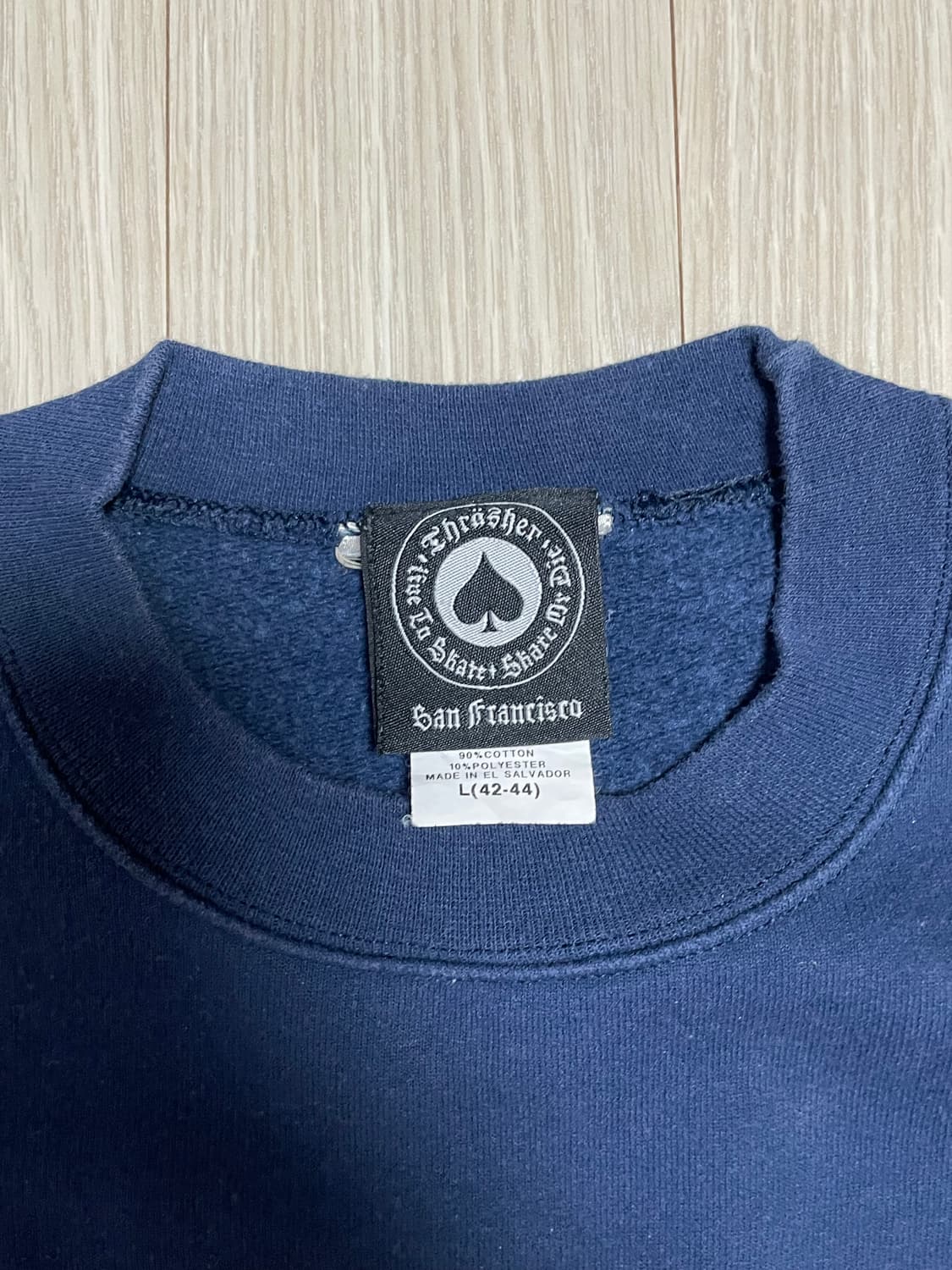 트레셔 맨투맨 네이비 L 상품이미지4