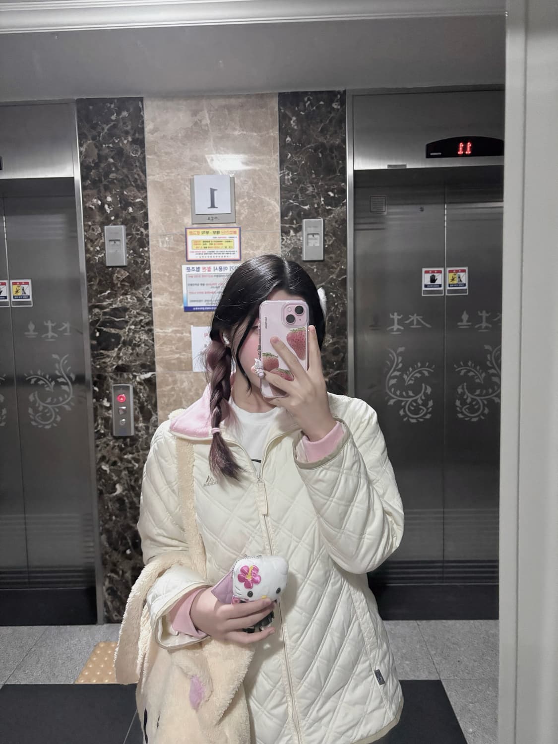 빈티지 아디다스 흰핑 누빔 자켓 깔깔이 상품이미지1