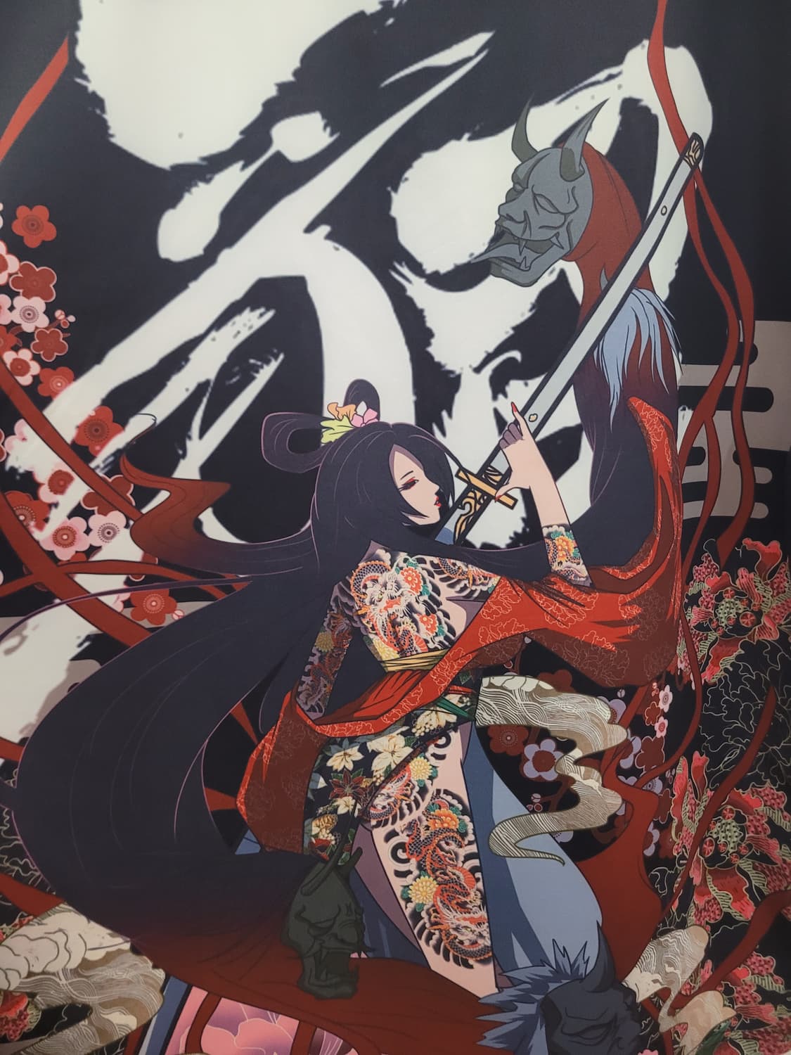 JPN 게이샤 워리어 오버핏 티셔츠 L사이즈 미착용 상품이미지6