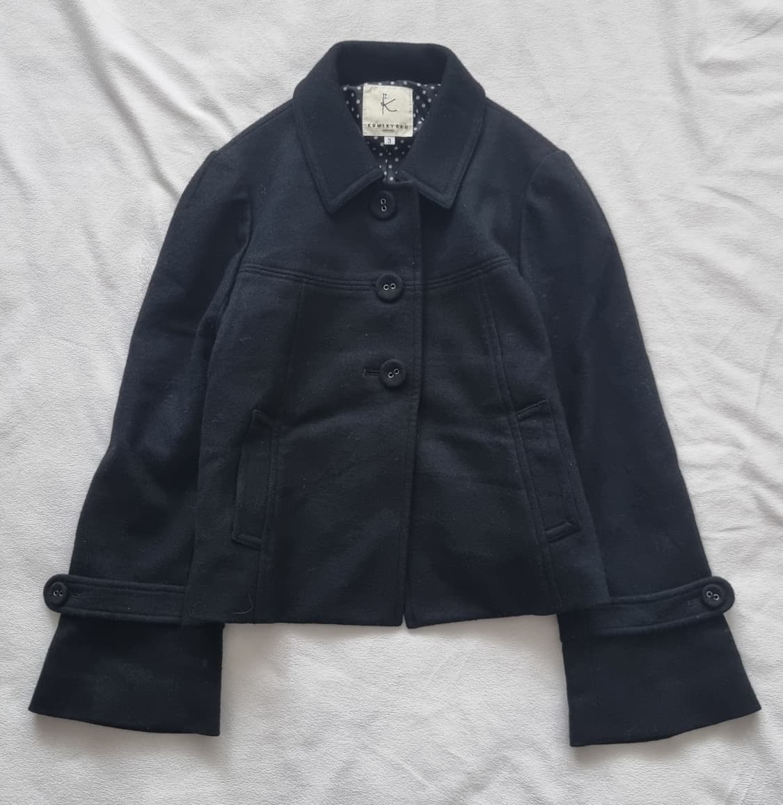 빈티지 모리걸 하구미 블랙 자켓 상품이미지1