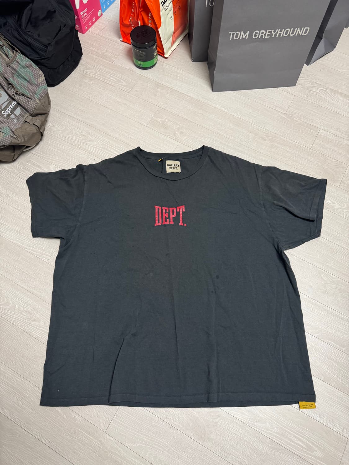 갤러리 디파트먼트 dept 로고 반팔 티셔츠 xxl 상품이미지1