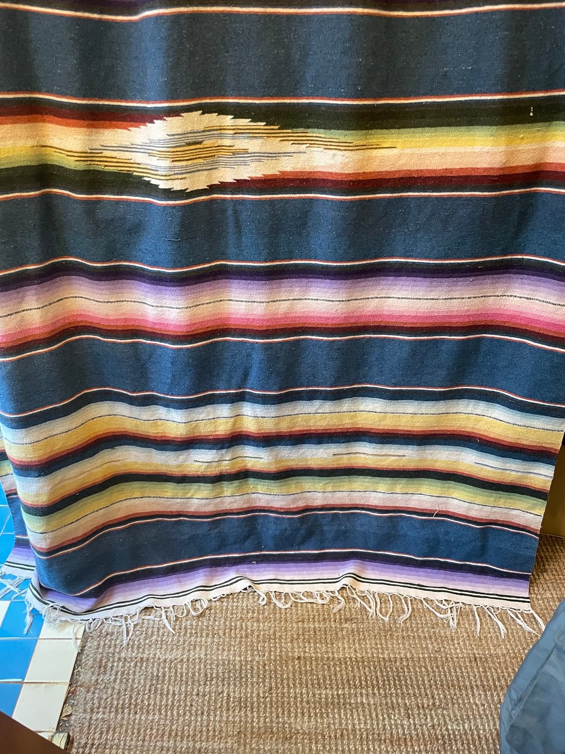 Vintage Mexican Serape Blanket / 멕시칸 사라페 상품이미지3