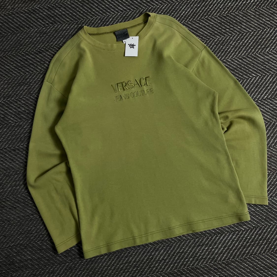 90s 베르사체 메두사 빅로고 아카이브 롱슬리브y 3361 상품이미지1