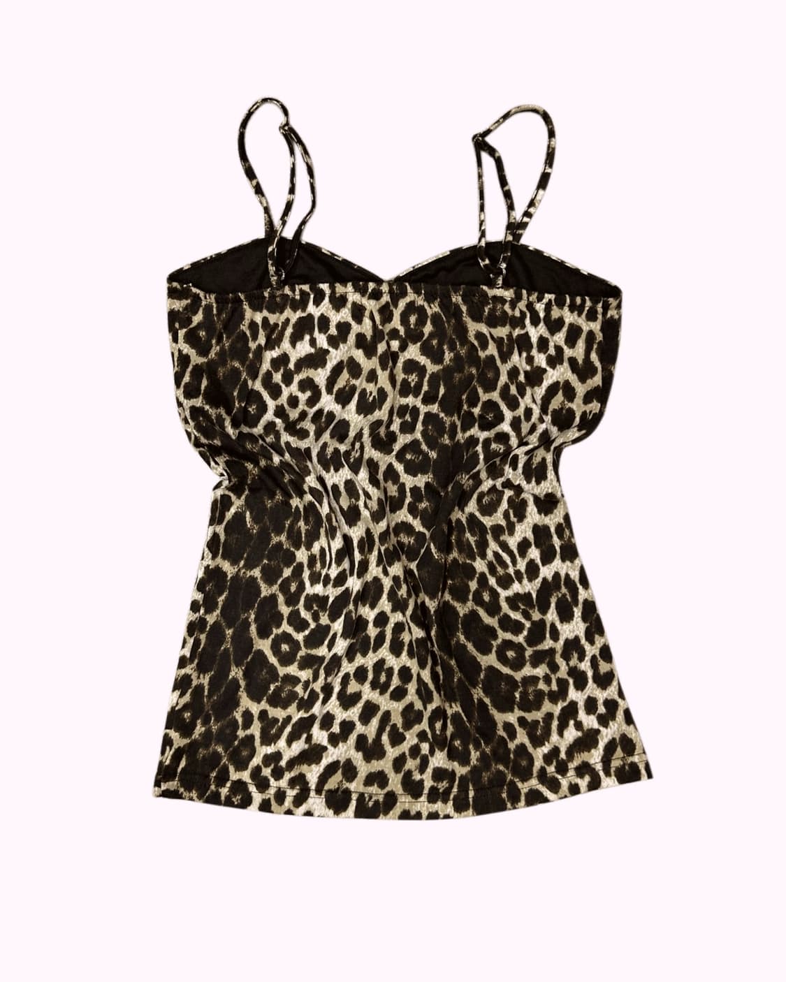 leopard cubic shirring top 상품이미지4