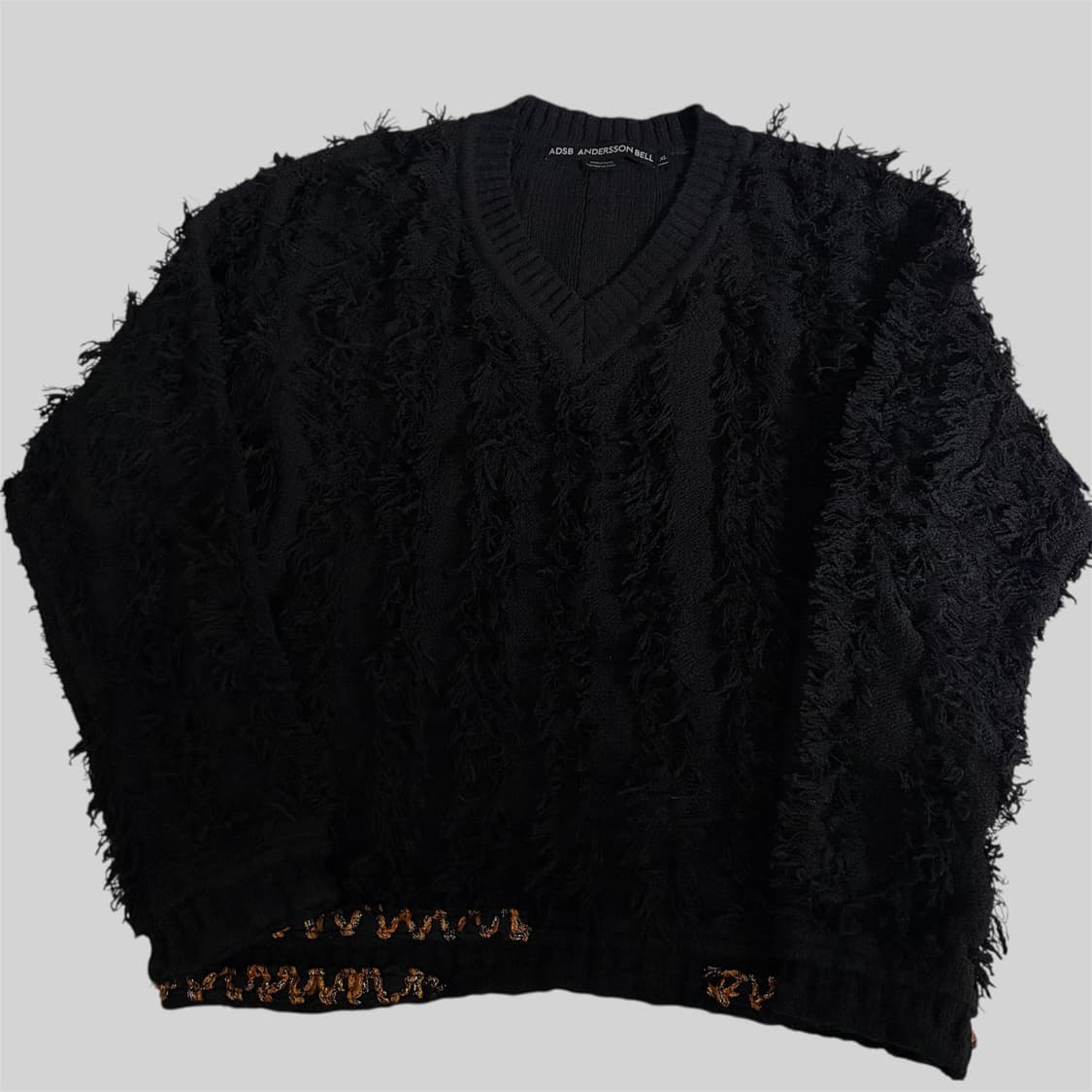 앤더슨벨 윙스 브이넥 스웨터 XL 상품이미지2