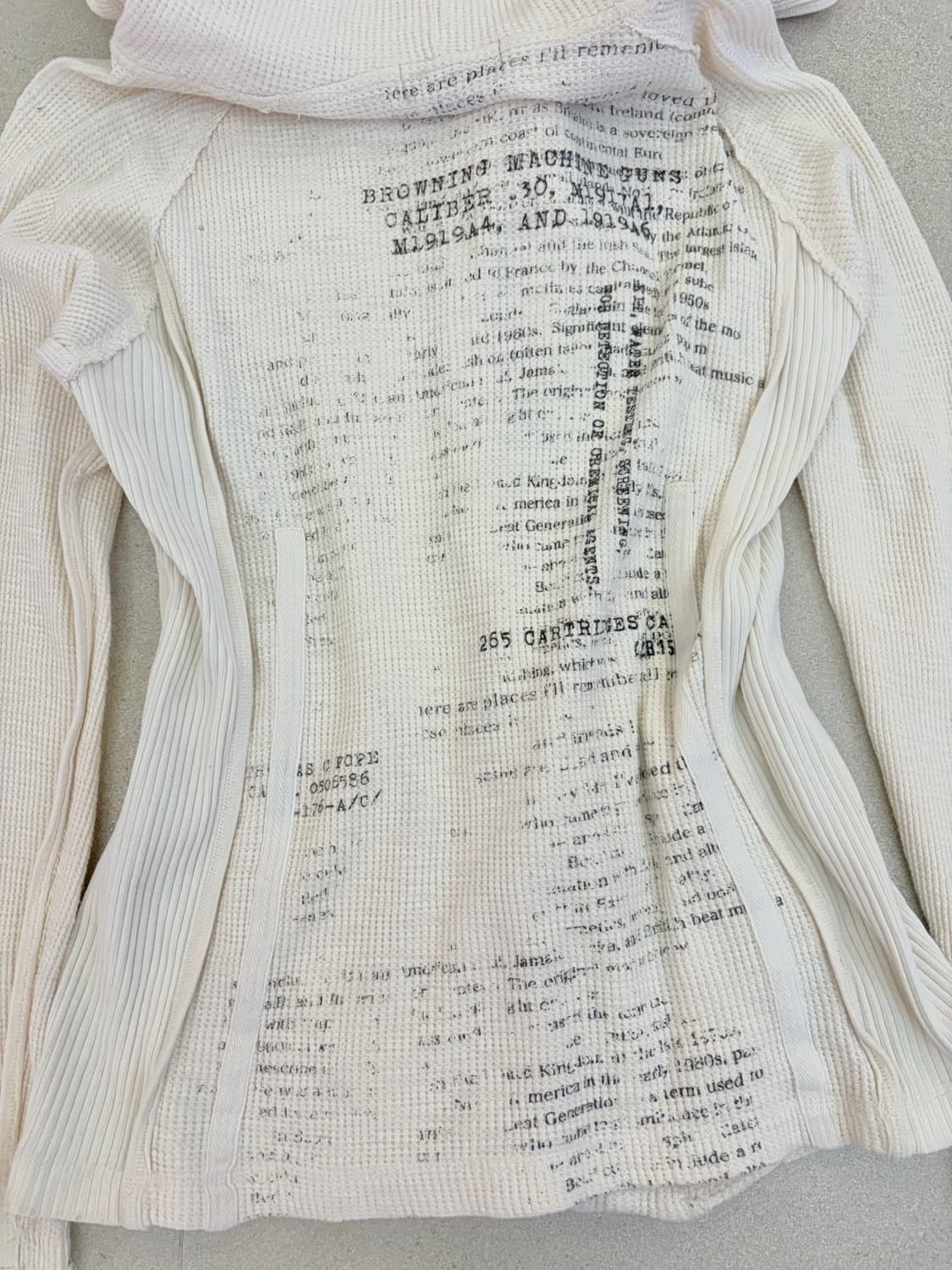 luv maison 레터링 사선 골지 후집 상품이미지7