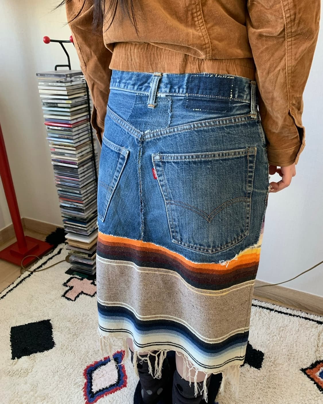 levis ethnic rainbow.. skirt 상품이미지3