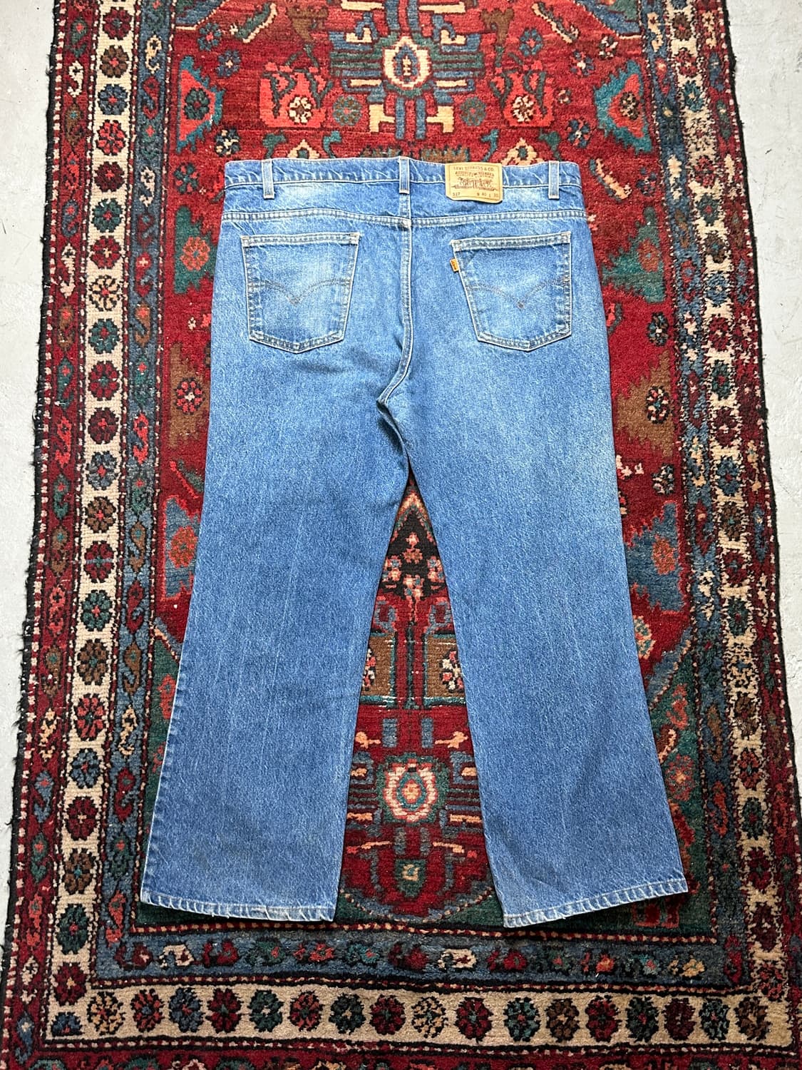 90's 리바이스 517 오렌지탭 부츠컷 플레어진 상품이미지4