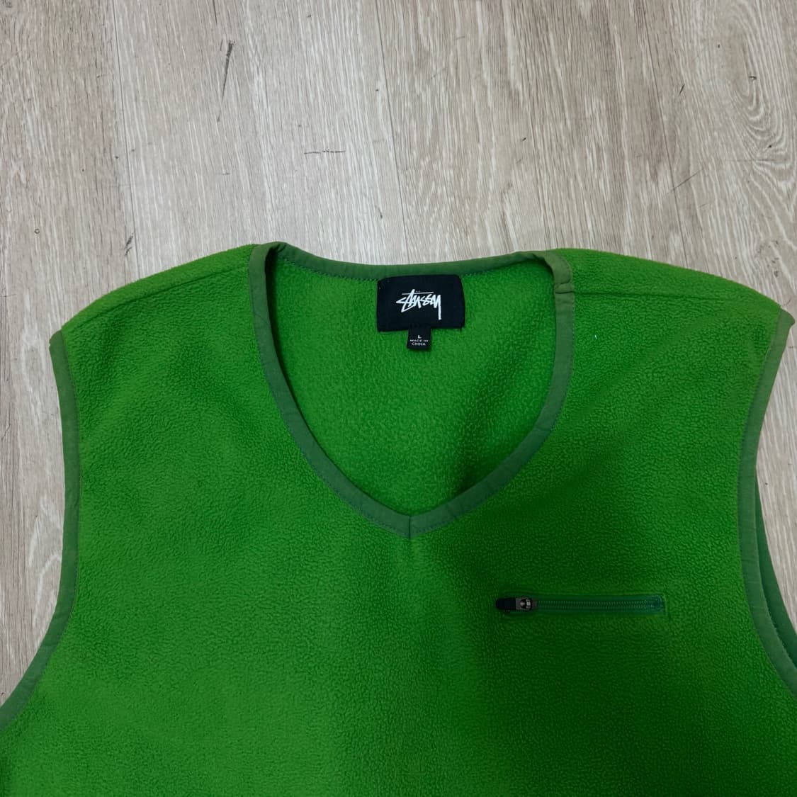 스투시 스탁 플리스 후리스 조끼 베스트 L 상품이미지2