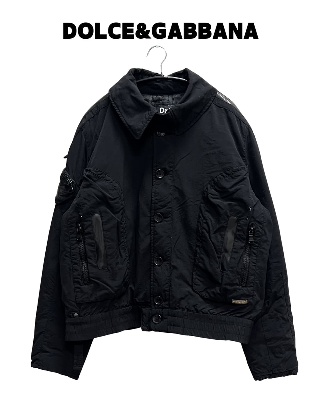 돌체앤가바나 03aw 아카이브 고글 봄버 블랙 상품이미지1