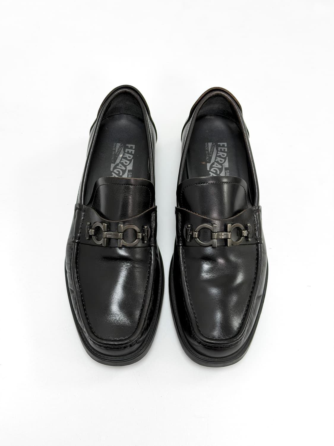 페라가모 간치니 레더 비트 로퍼 상품이미지4