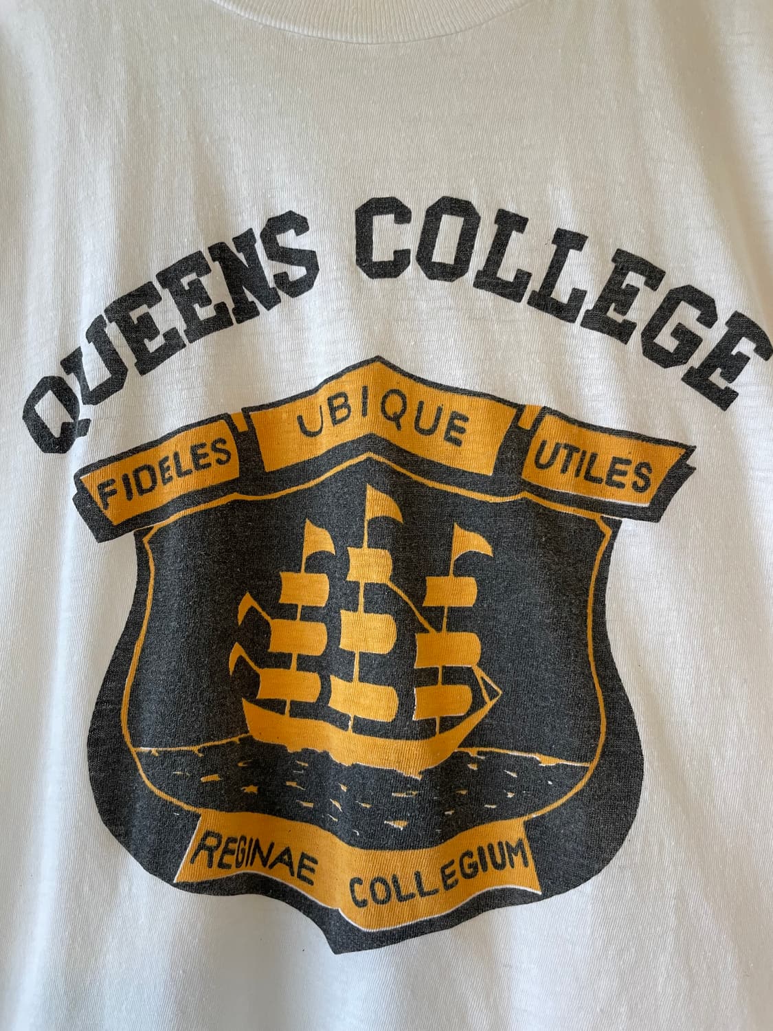 1980-90's Vintage Queens College T-shirt 상품이미지2