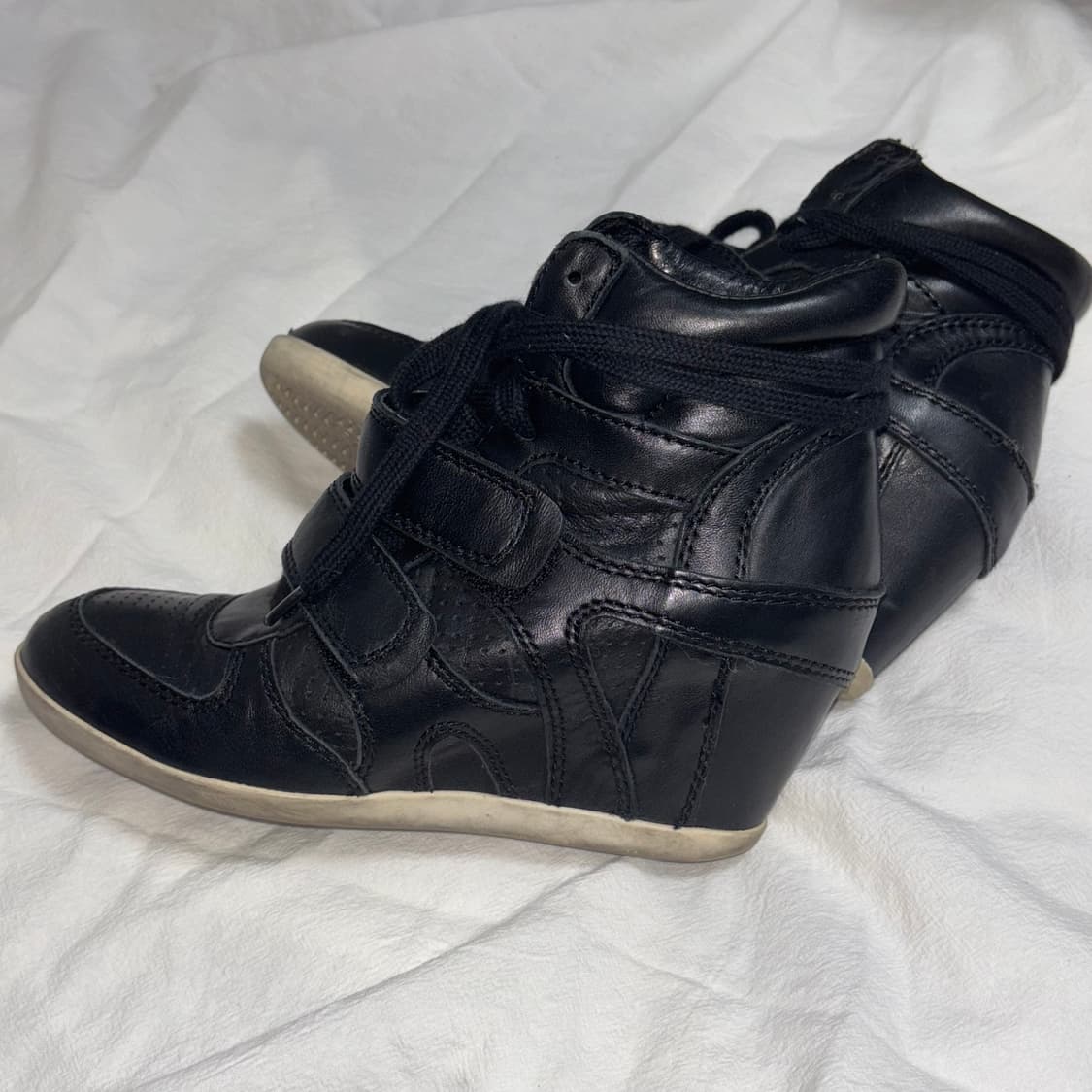 ash 아쉬 웨지힐 스니커즈 블랙 36 상품이미지5