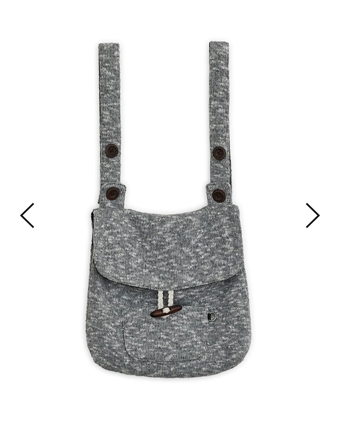 hugyourskin 허그유어스킨 니트 더플 백팩 그레이 상품이미지2