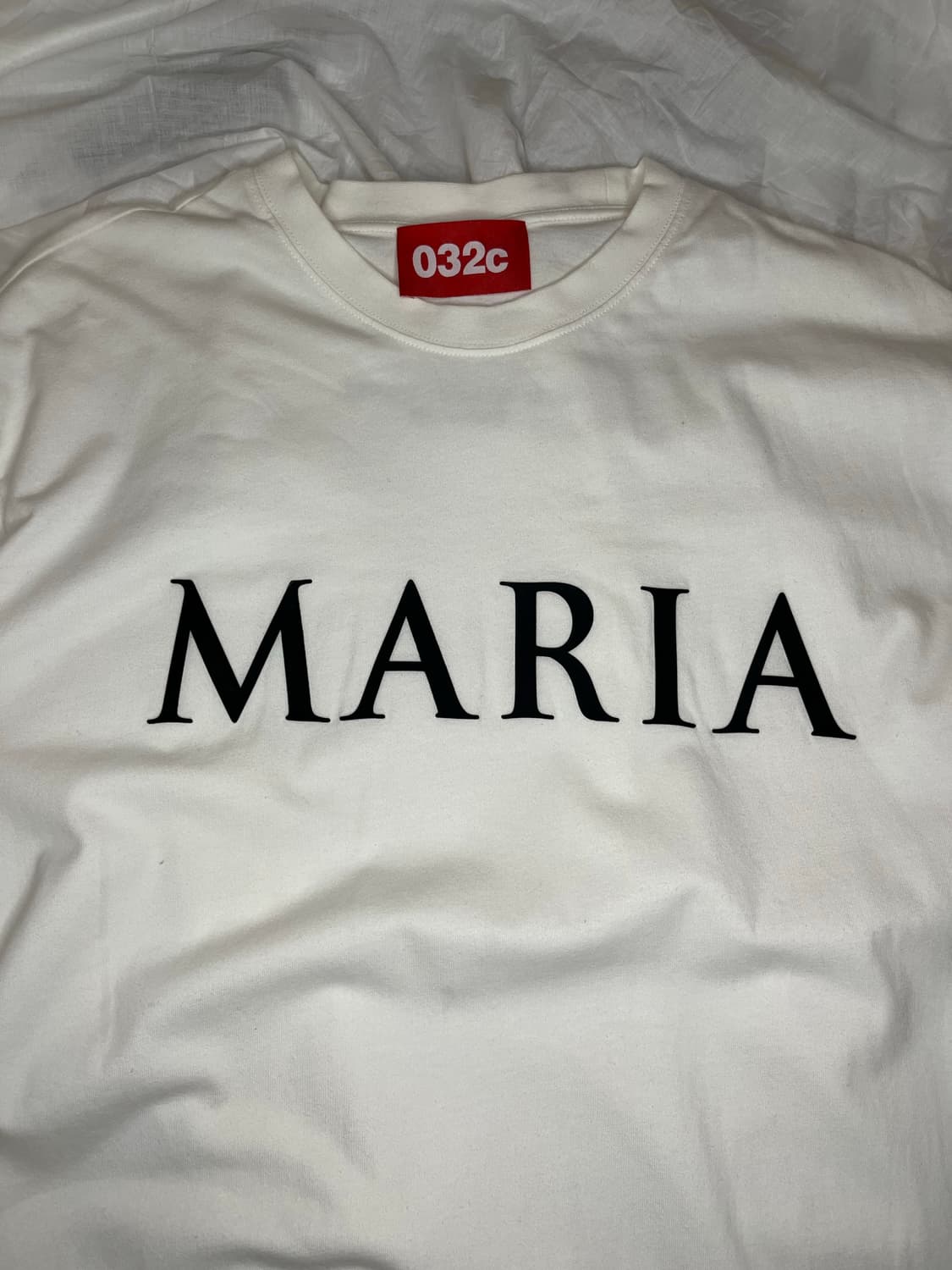 032c 마리아 화이트 티셔츠 상품이미지3