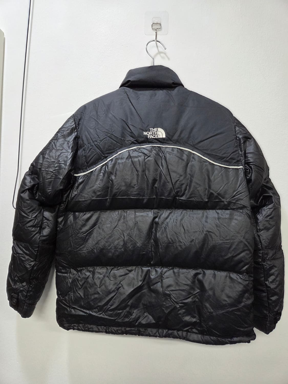 노스페이스 600 블랙 패딩 자켓 140 여성44-55 쥬니어 겸용 상품이미지7