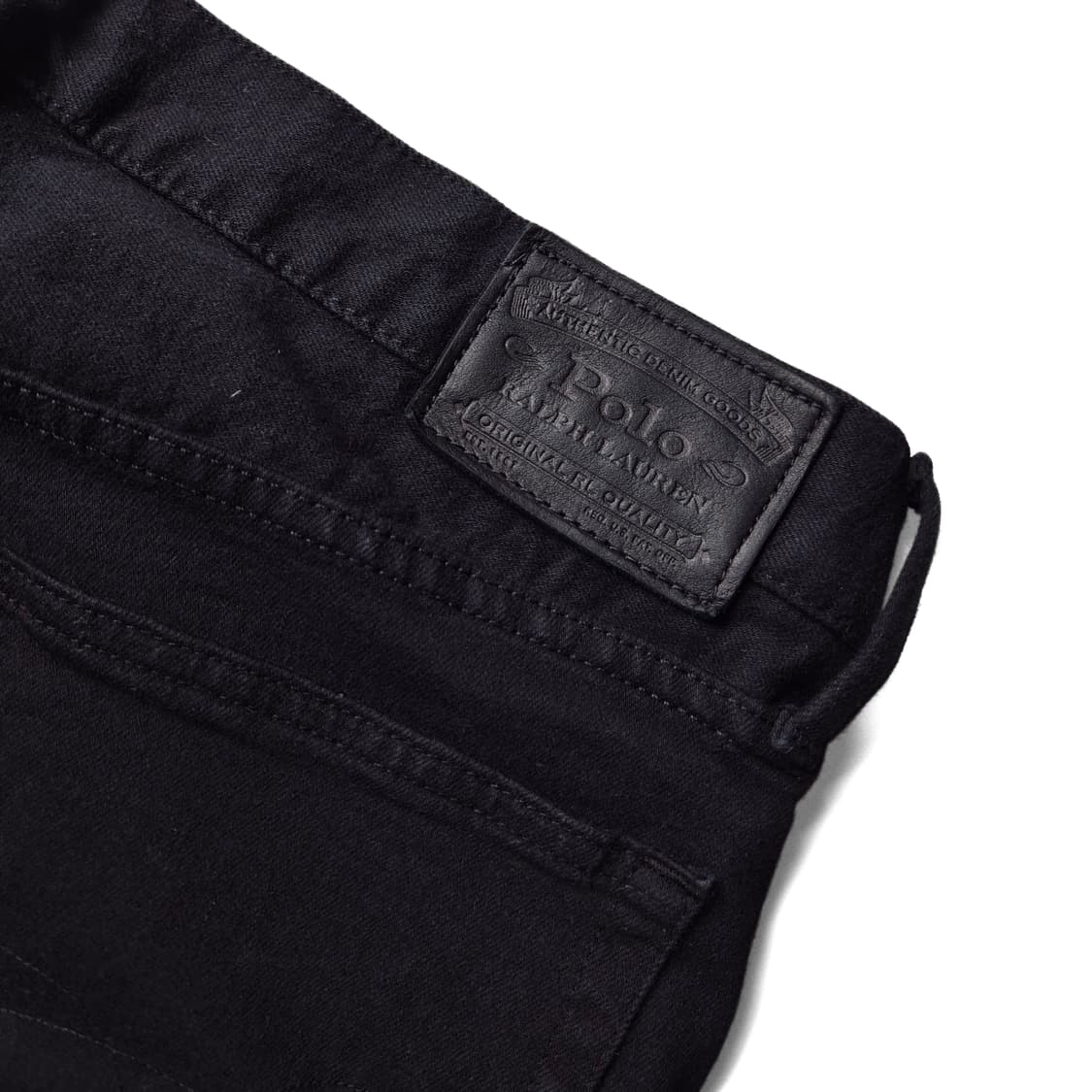 [32x32] 폴로 랄프로렌 배릭 슬림 스트레이프 데님 블랙 상품이미지7