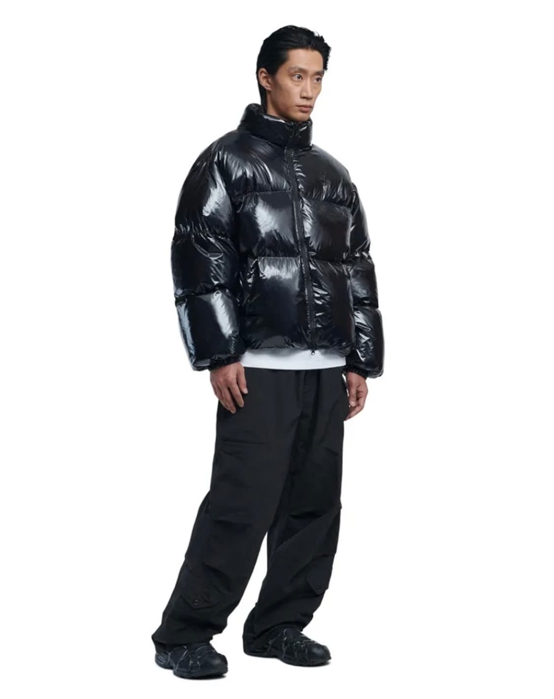 노매뉴얼 LUKE DUCK DOWN - Glossy black 상품이미지4