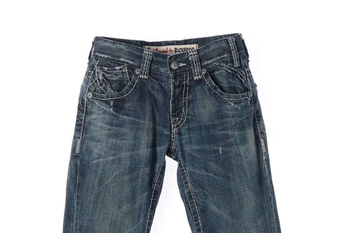 버커루 빅 스티치 빈티지 워싱 부츠컷 데님 상품이미지3
