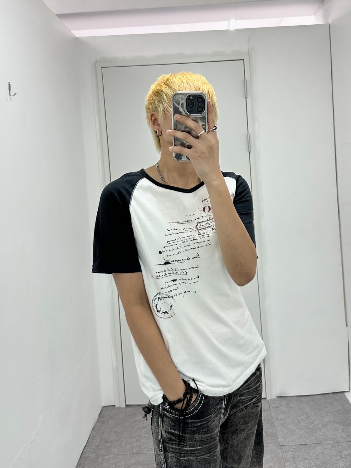 Vintage y2k lettering tee 상품이미지1