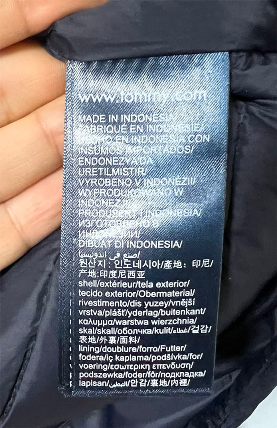 타미힐피거 남자 경량 덕다운 패딩점퍼 캐주얼 95-100  상품이미지6