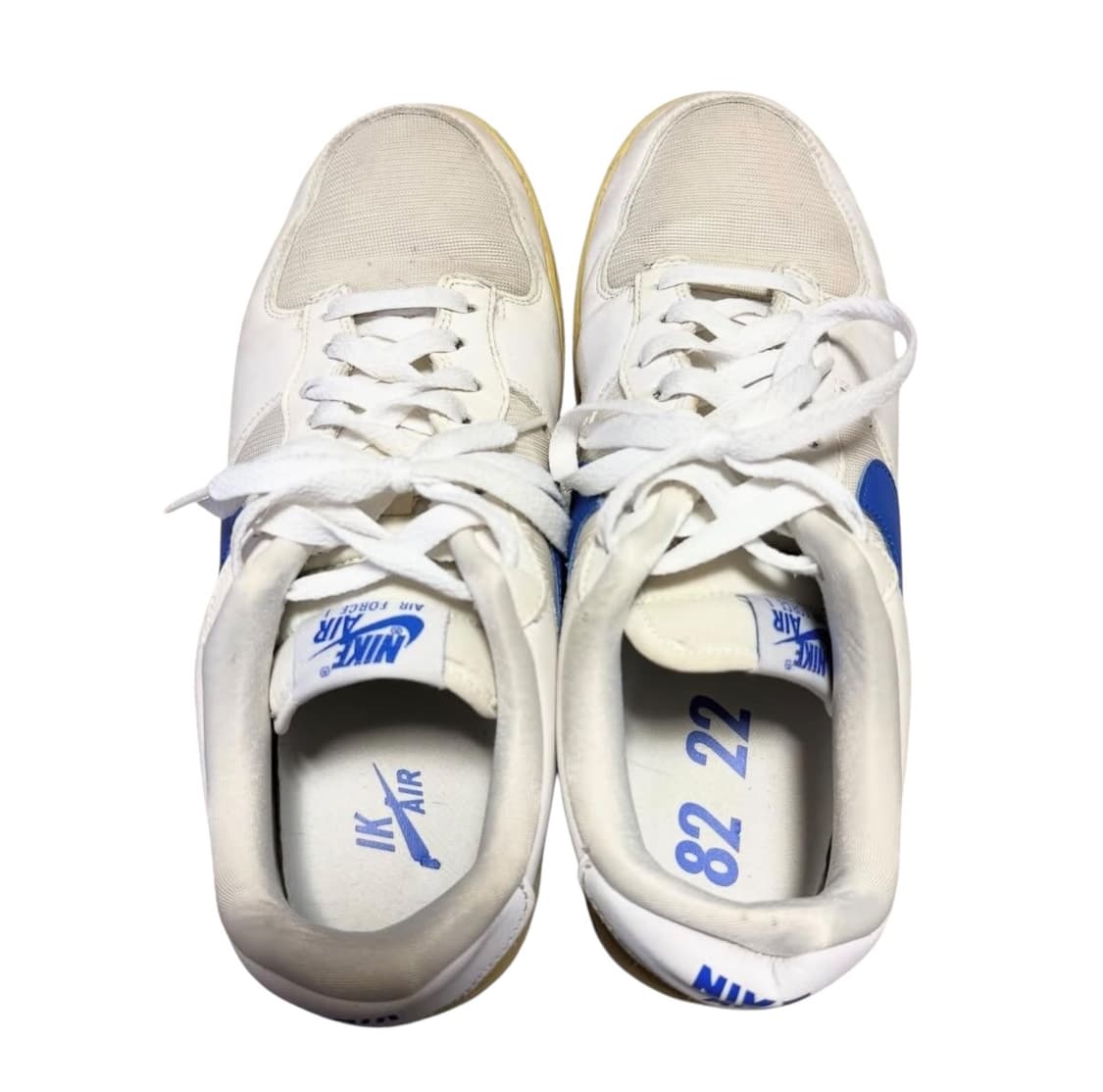 나이키 에어포스1 흰/파 스니커즈 상품이미지2