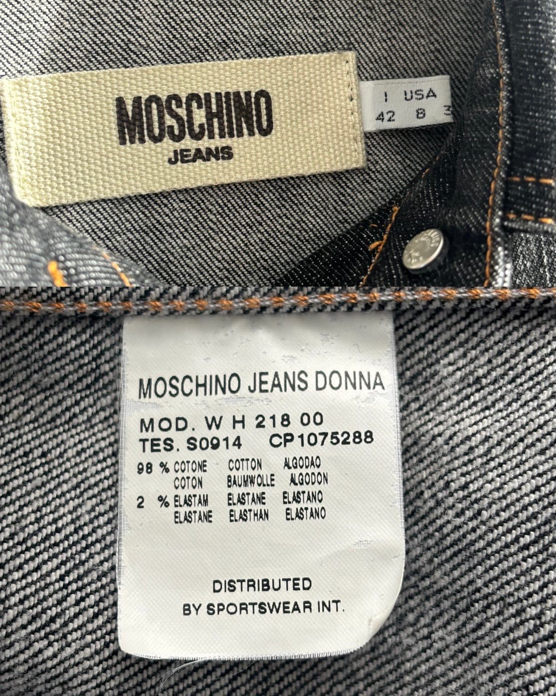 Moschino 모스키노 블랙 데님 자켓  상품이미지10