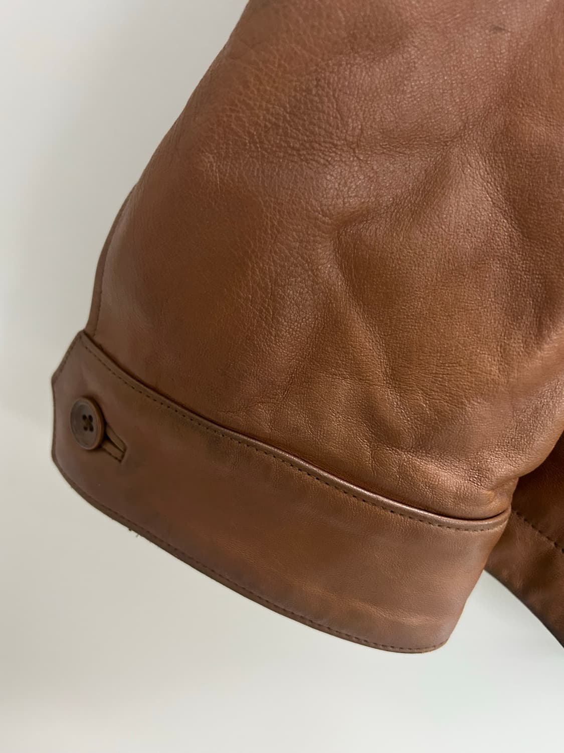 바나나리퍼블릭 레더 자켓 (램스킨) 상품이미지4