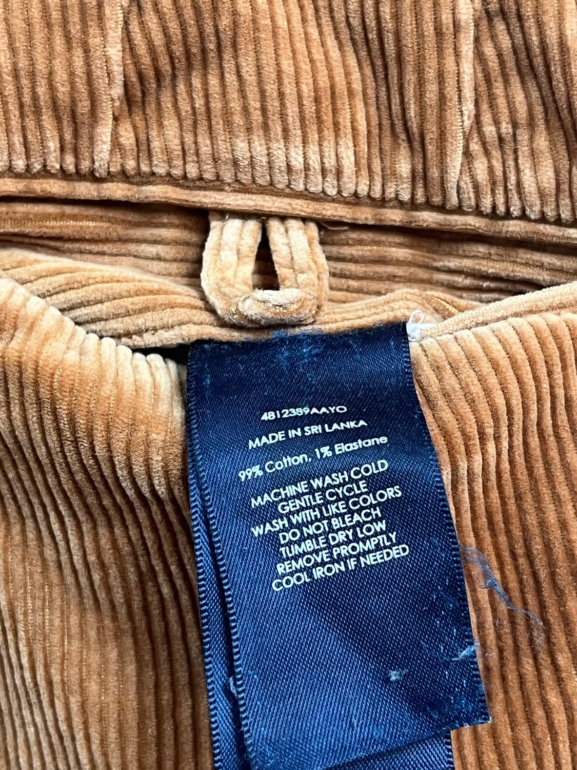 Polo Ralph Lauren 브라운 코듀로이 치노팬츠 W34 상품이미지8