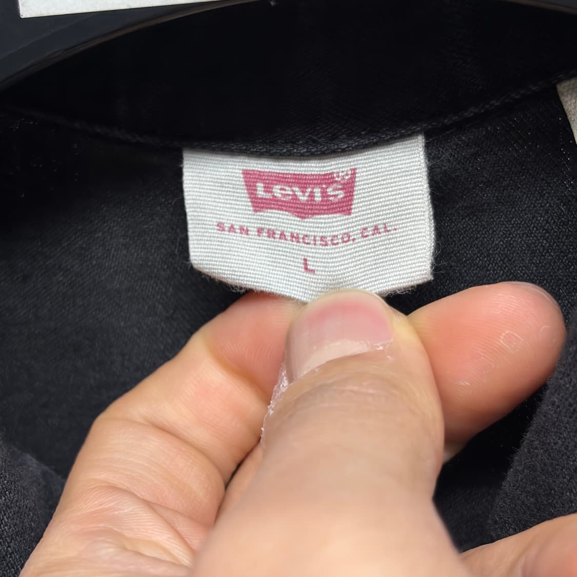 리바이스 블랙 데님 원피스 상품이미지4