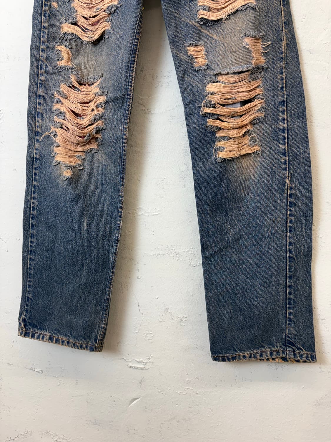 리바이스 90s 빈티지 505 커스텀 디스트레드 데님팬츠 상품이미지6