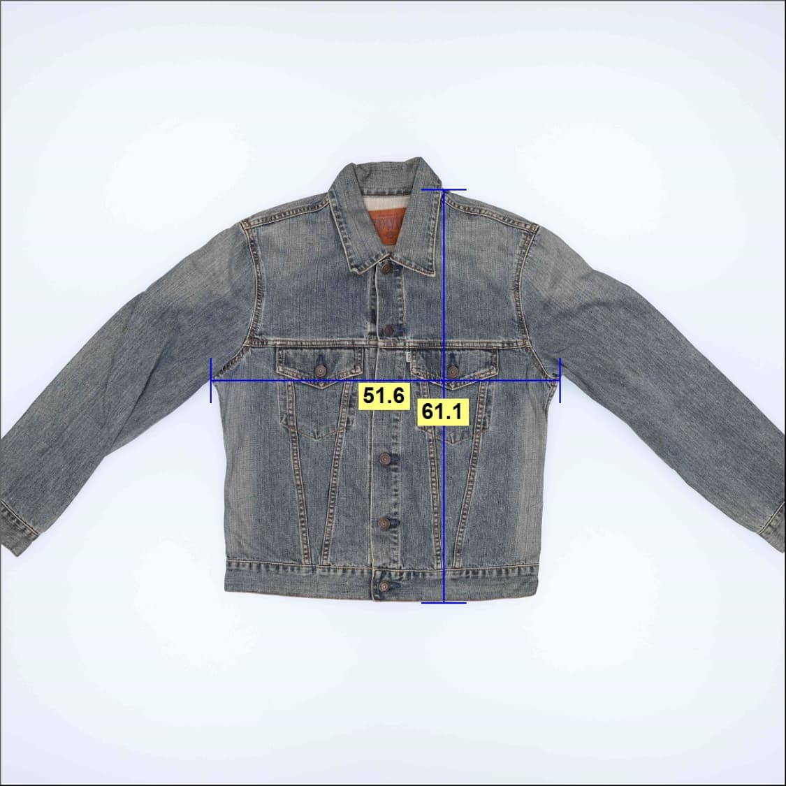 [L] 에드윈 여성 데님자켓 청자켓 0115H1 상품이미지5