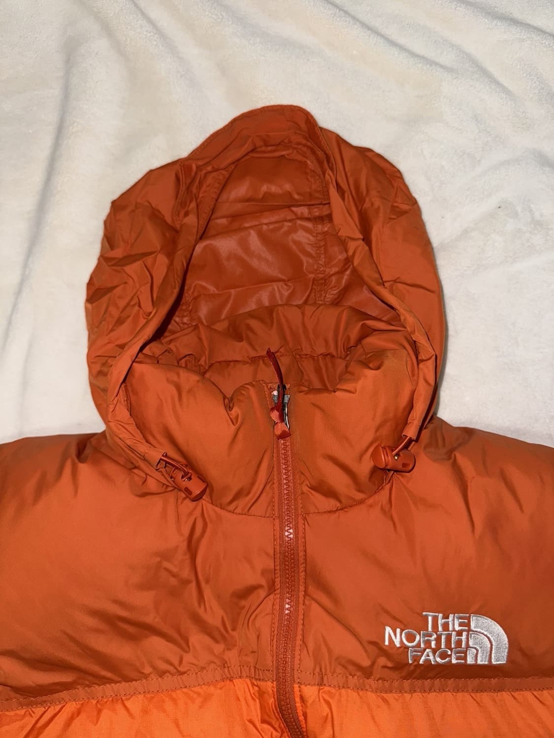 22FW 노스페이스 눕시 700 패딩 오렌지 상품이미지2