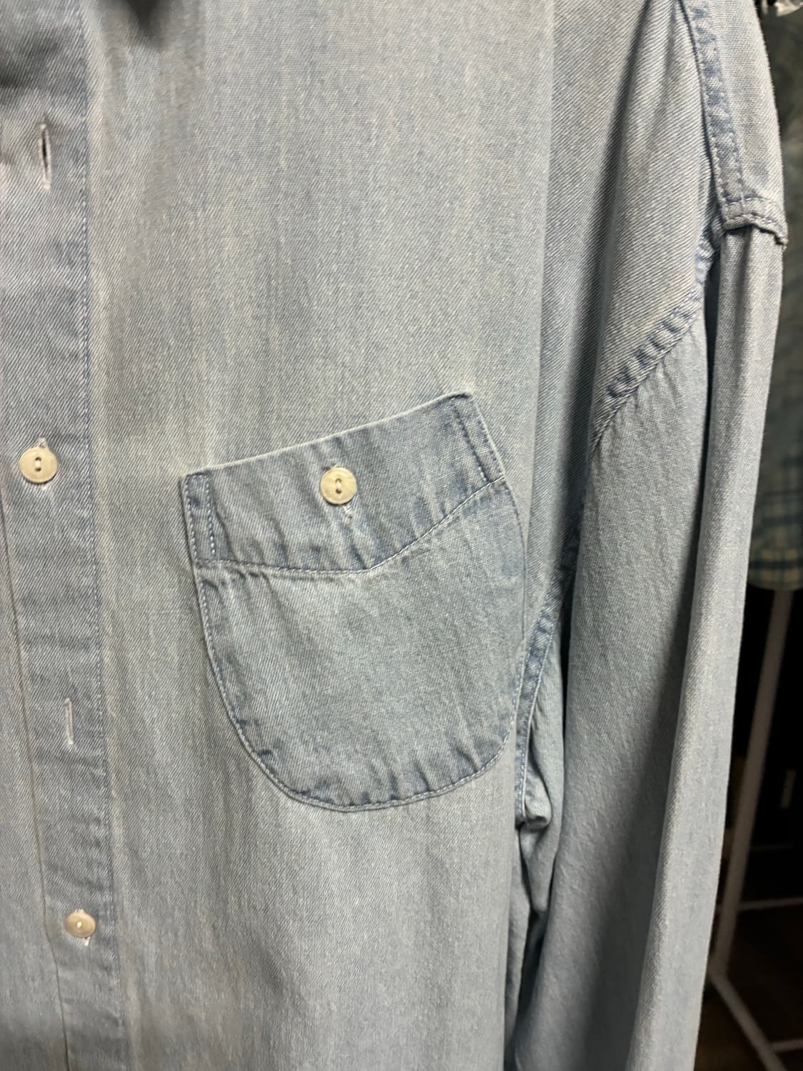 하늘색 셔츠 L/100 상품이미지2