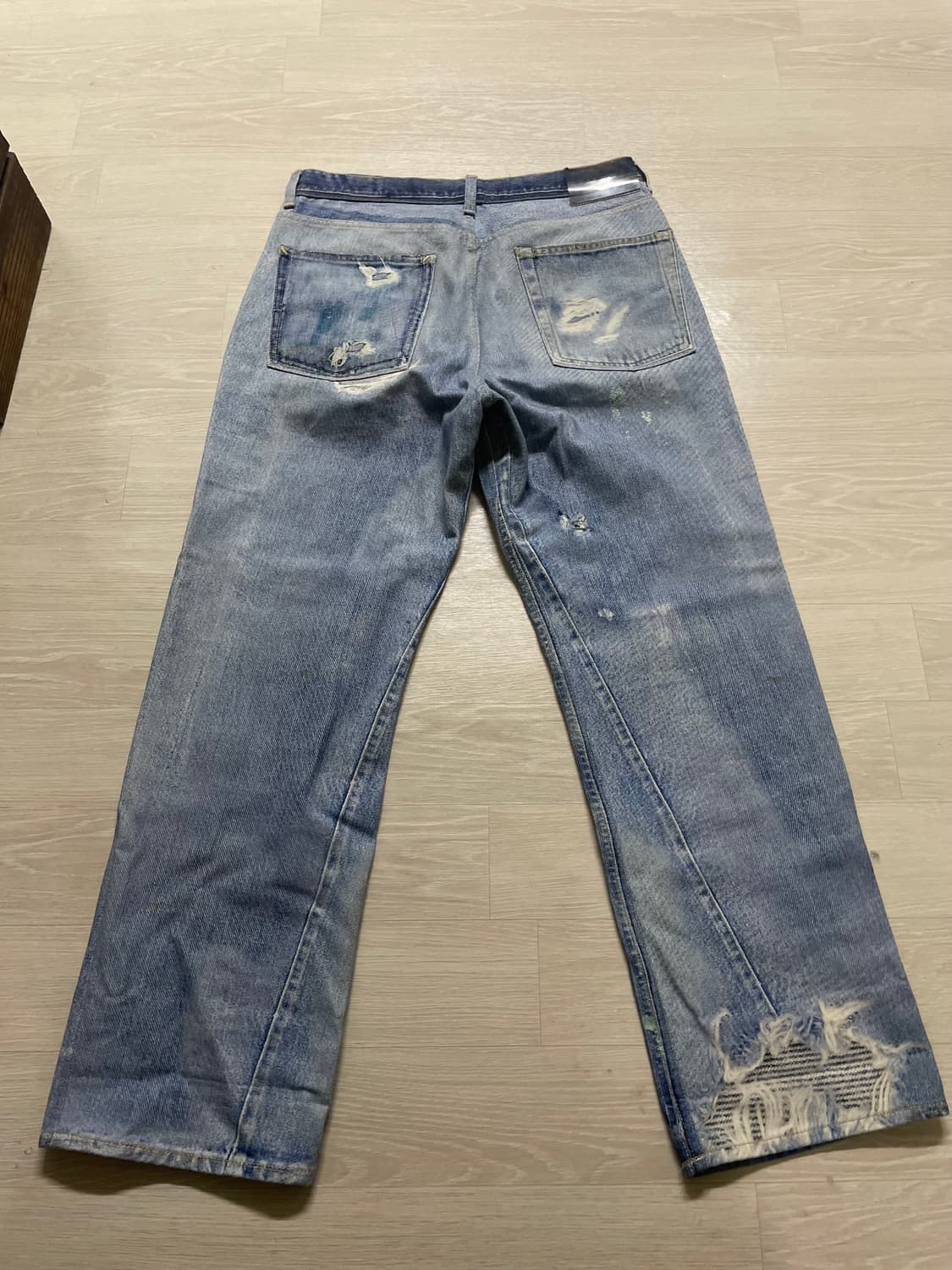 아워레가시 디지털 프린트 데님 써드컷 32사이즈 상품이미지7