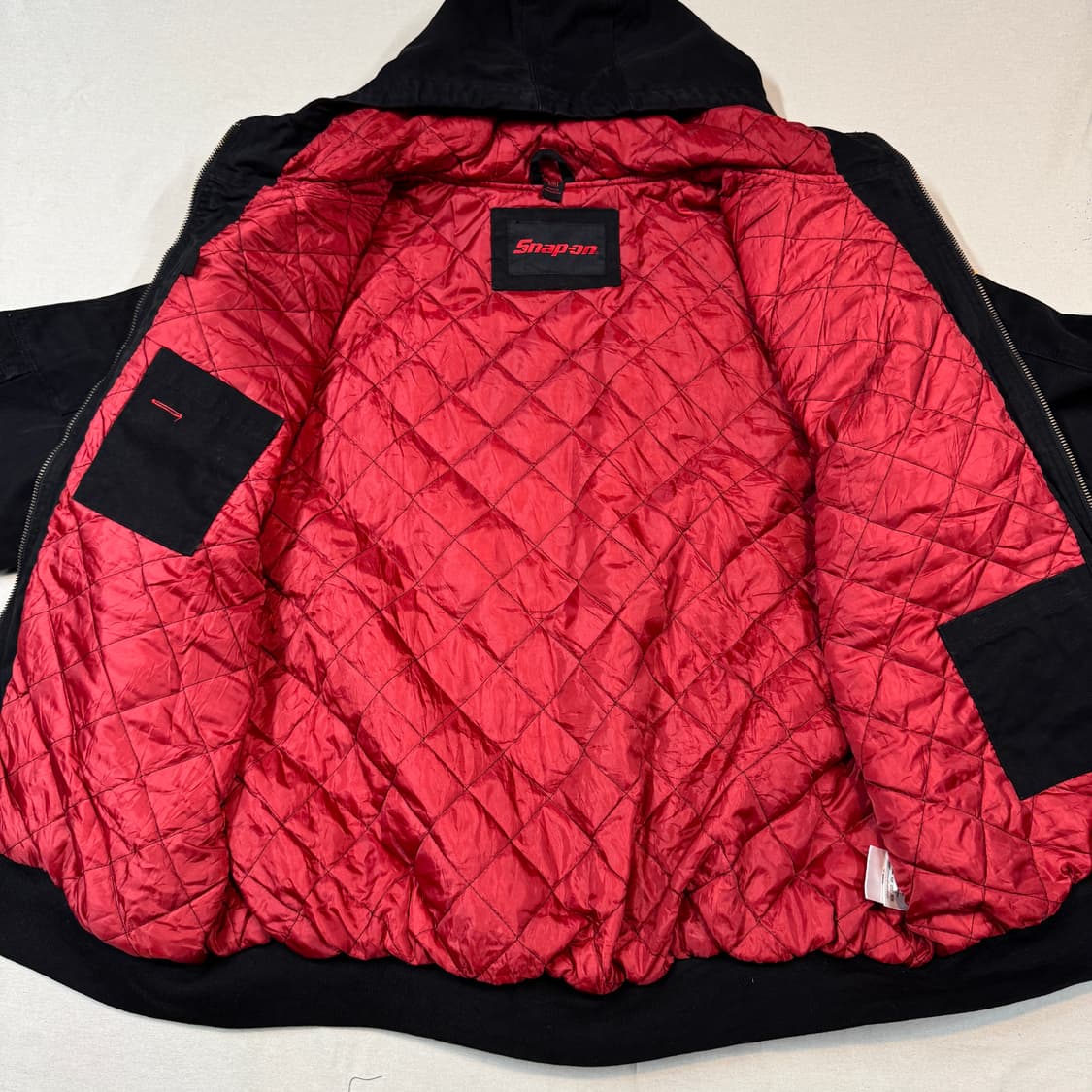 XXL) 스냅온 SNAP-ON USA 블랙 퀼팅 액티브 후드 자켓 상품이미지5