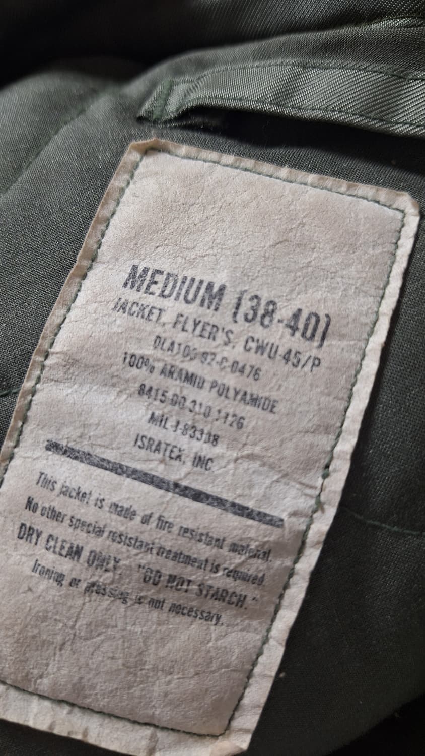 미 공군 오리지널 CWU-45p (38-40 size) 상품이미지7