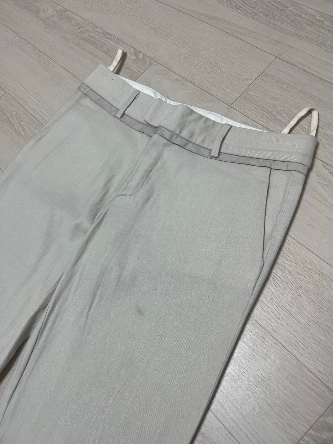 헬무트랭 팬츠 아이보리 상품이미지3