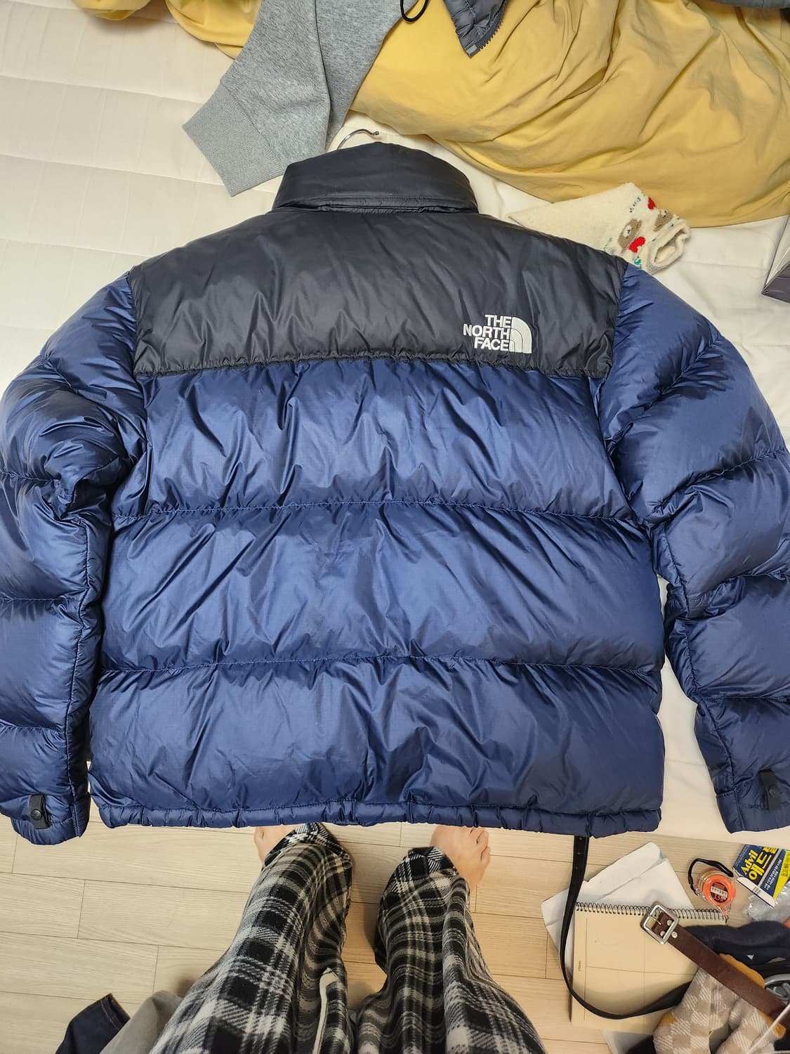 (105) 노스페이스 1996 눕시 700 패딩 네이비 상품이미지2