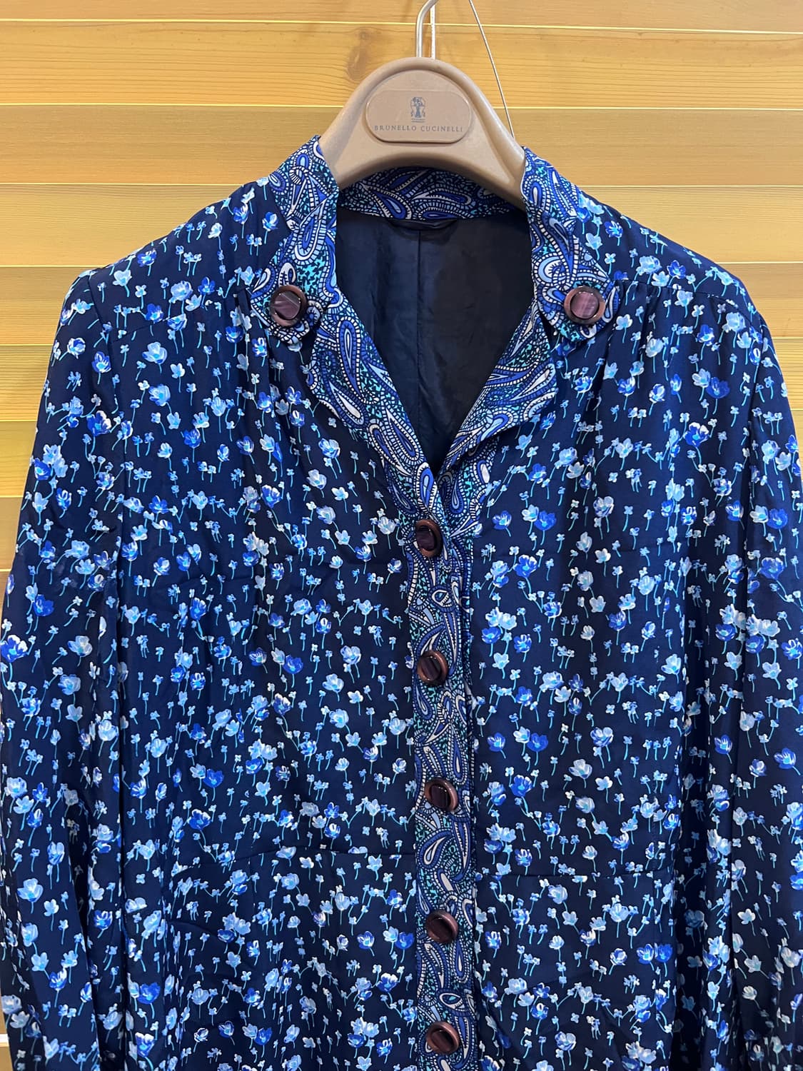 일본수입 여성 네이비 플라워원피스 상품이미지1