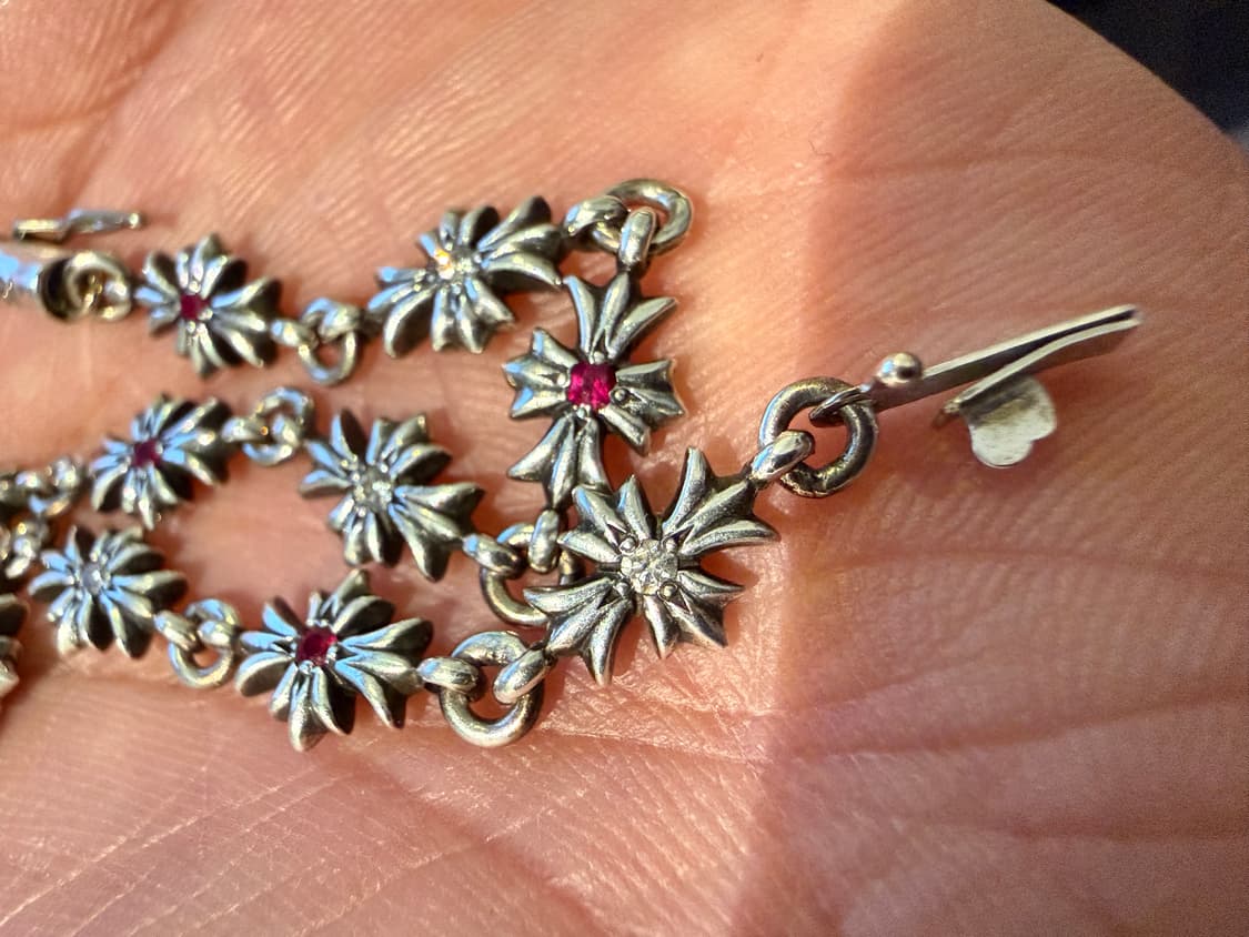 크롬하츠 타이니팔찌 12링크 루비 다이아 에프터 상품이미지9