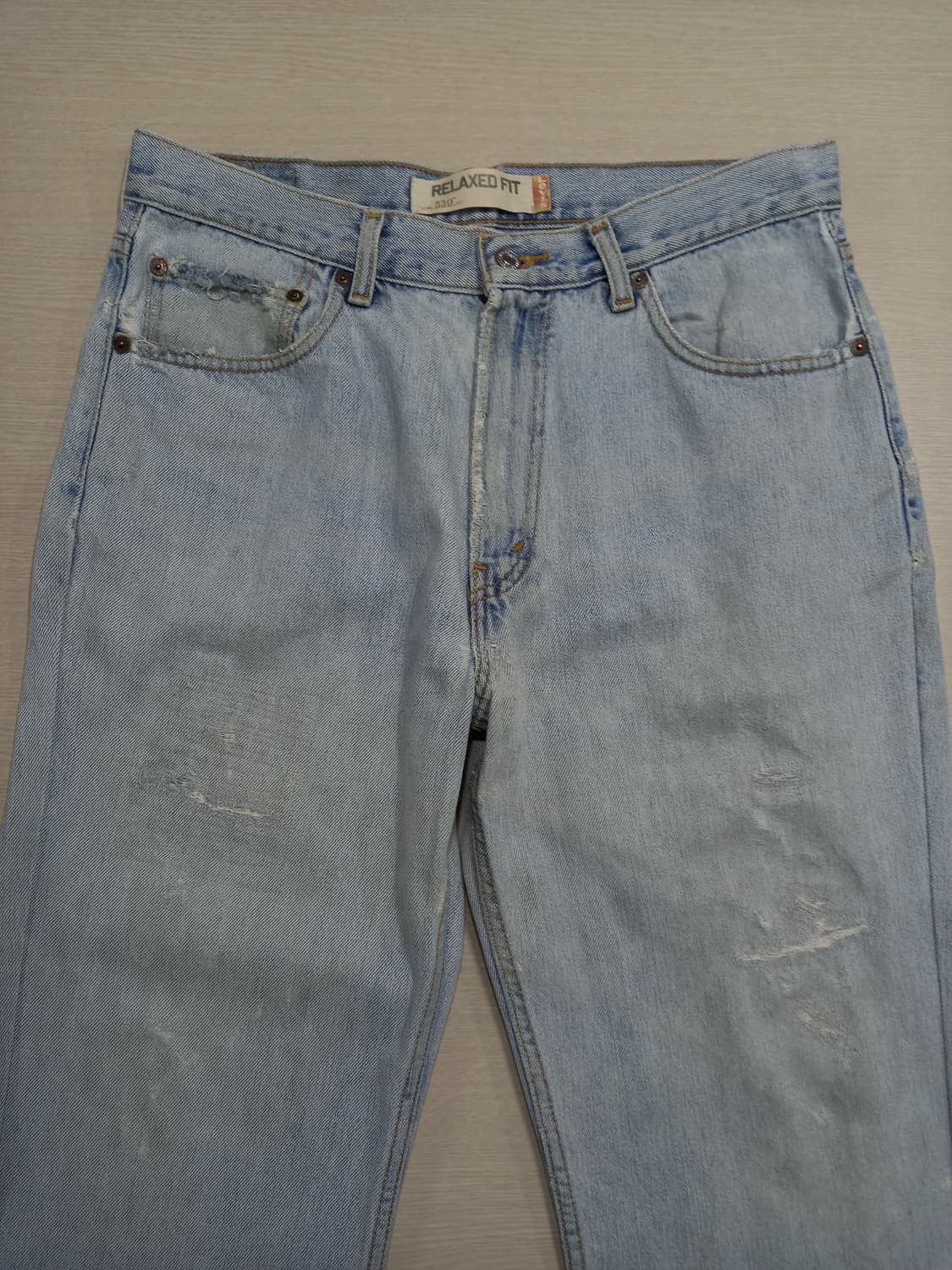 34 07's 리바이스550 Mexico 리페어진 연청 34-551 상품이미지3