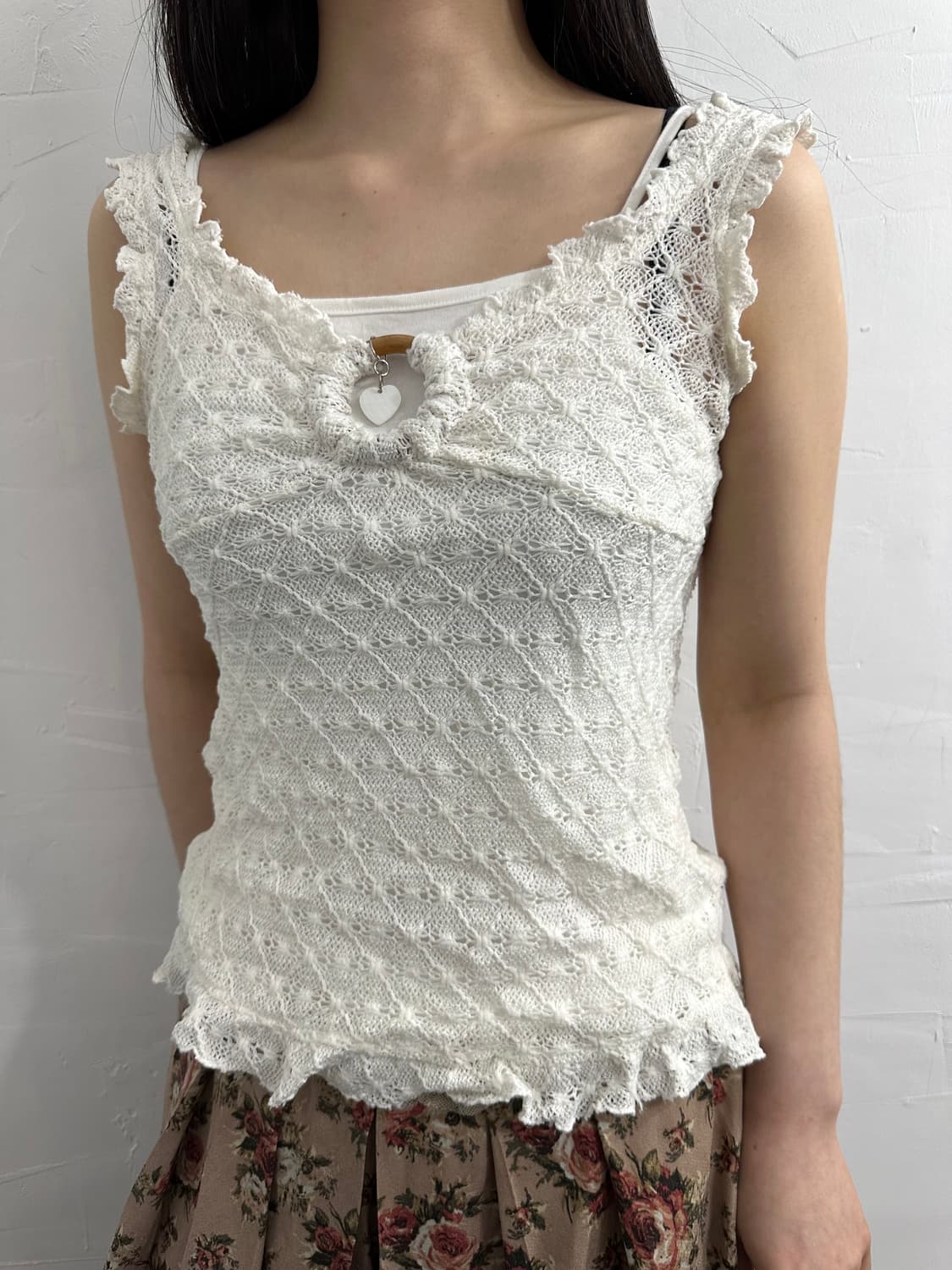 liz lisa crochet sleeveless 상품이미지1
