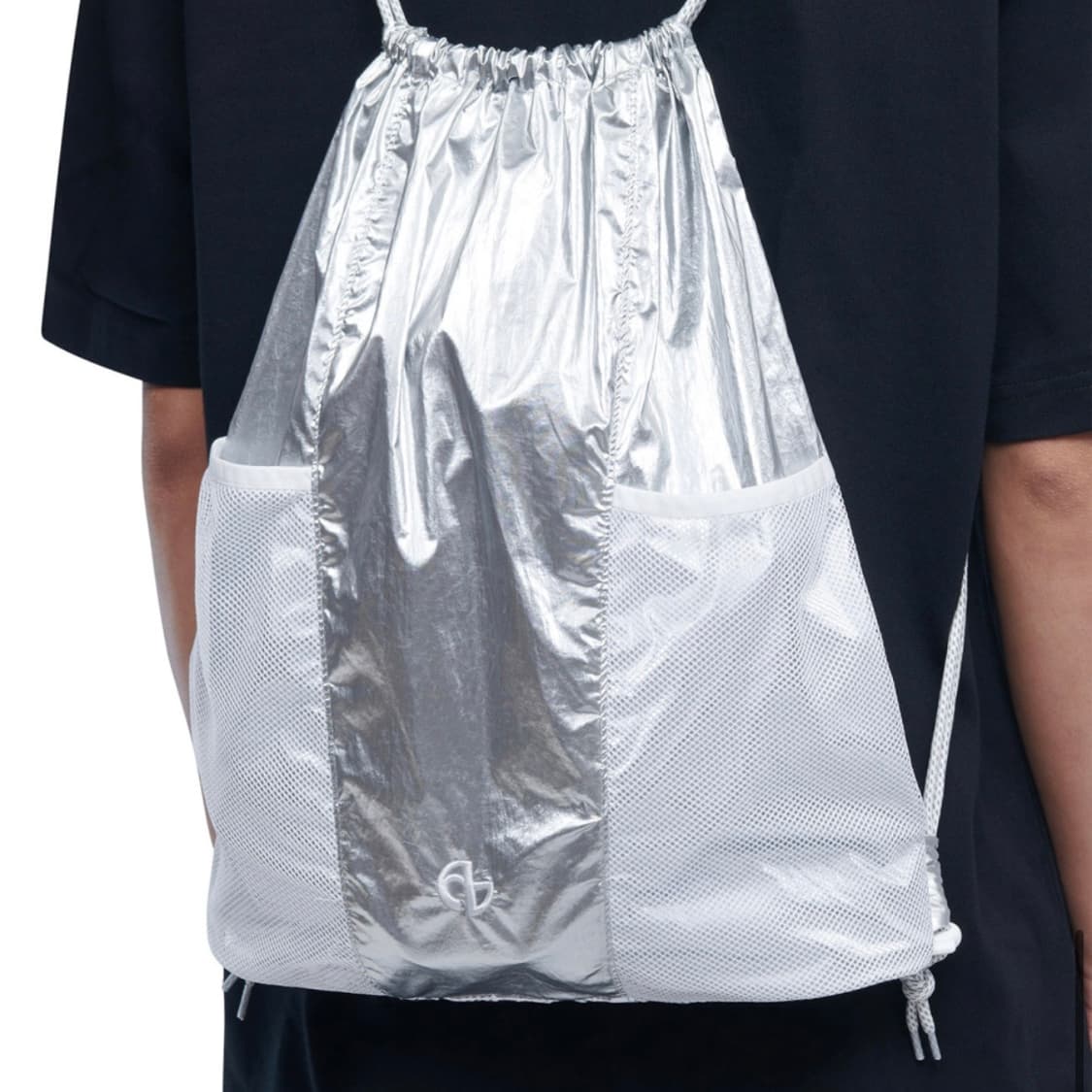노매뉴얼 실버 짐색 가방 2P GYM SACK - SILVER 상품이미지2