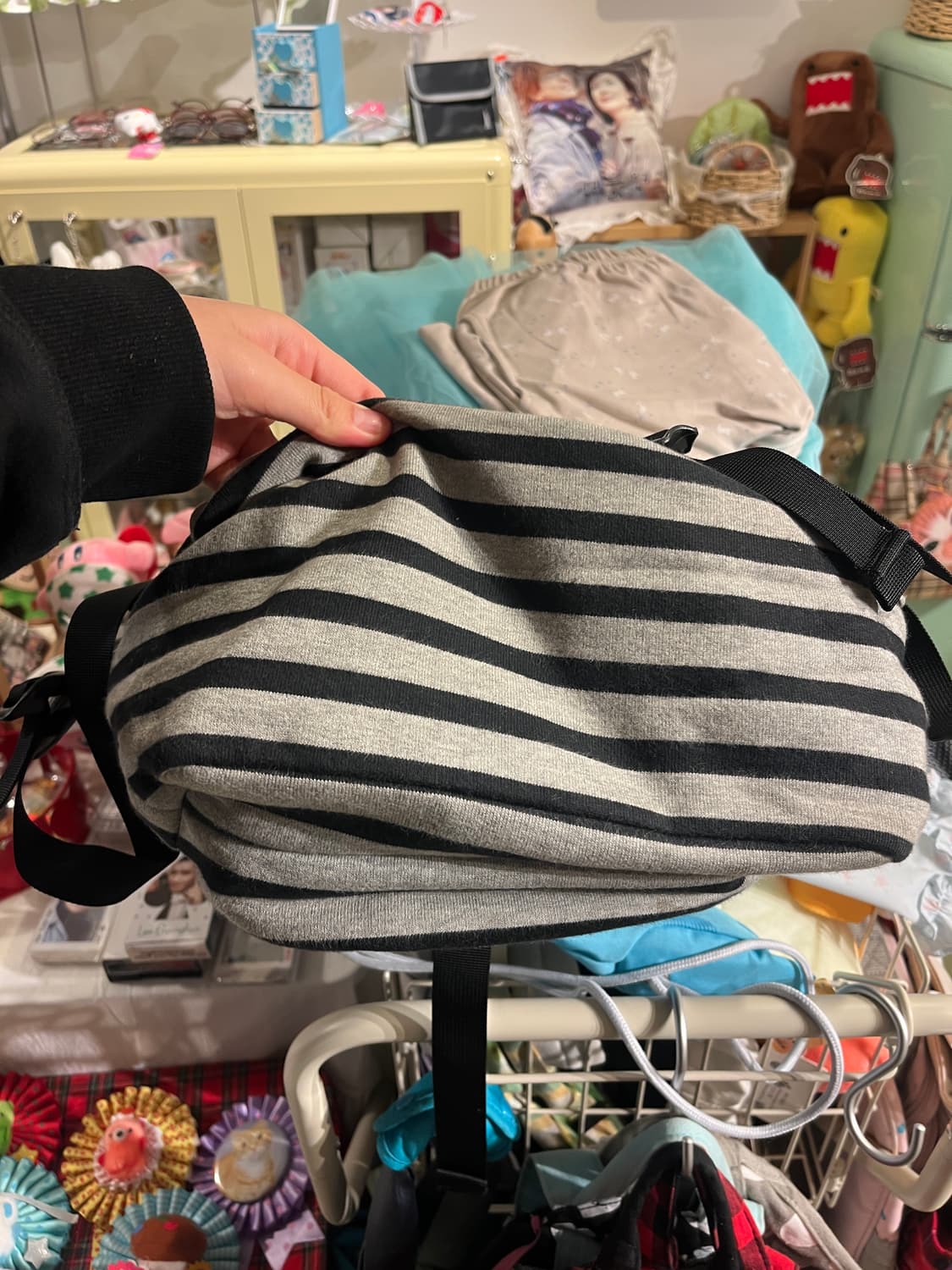첨스 스트라이프 백팩 🐧 상품이미지7