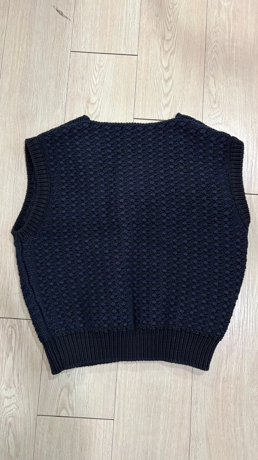라프시몬스 RAF SIMONS Black Cropped Knit Vest 상품이미지5