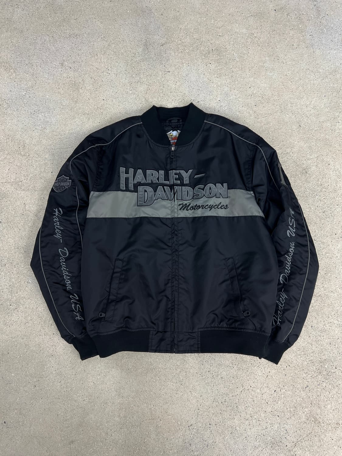할리데이비슨 빅로고 봄버 자켓 상품이미지1