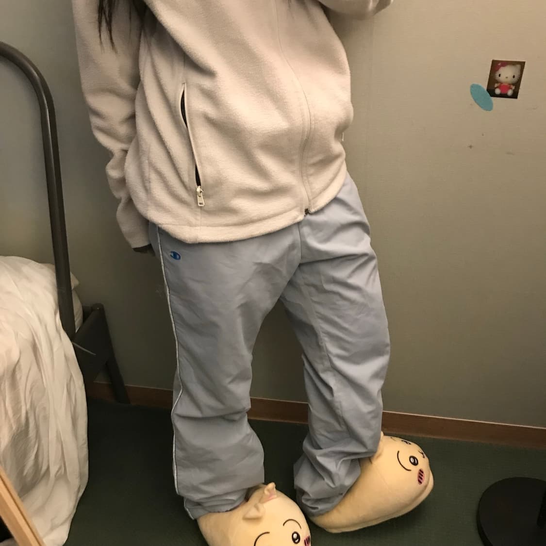 Champion 챔피온 소라색 겨울 츄바 상품이미지1