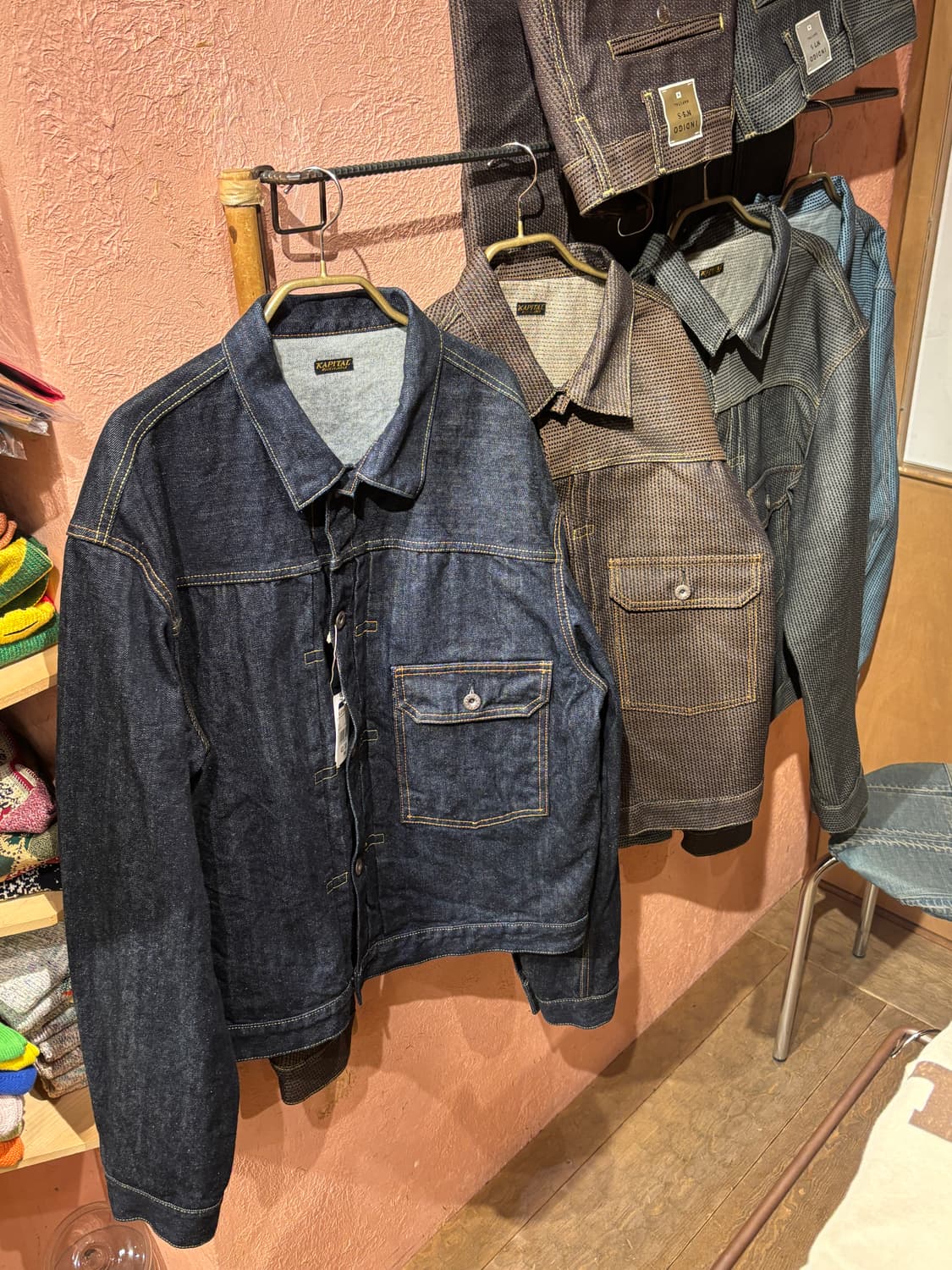 캐피탈 14oz 인디고 데님 원워시 4사이즈 판매 상품이미지2